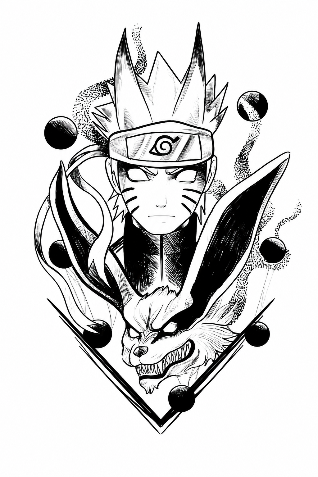 Naruto - tatuaje semipermanente Anime AJ Novedades