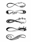 5 Infinitos - tatuaje semipermanente Línea Clásica AJ Novedades