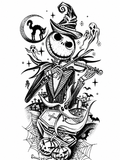 El extraño mundo de Jack - tatuaje semipermanente Premium AJ Novedades