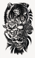 Fe y Fuerza - tatuaje semipermanente Premium AJ Novedades