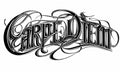 Carpe Diem - tatuaje semipermanente de frase