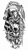 Anubis - tatuaje semipermanente Línea Clásica AJ Novedades