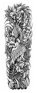 Cisne Floreado - brazo completo semipermanente Premium AJ Novedades