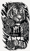 Amor salvaje - tatuaje semipermanente Premium AJ Novedades