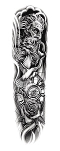 Zeus y Paloma - brazo completo semipermanente Premium AJ Novedades