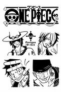 5 en 1 One Piece - tatuaje semipermanente Anime AJ Novedades