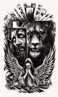 Ángel, Jesús, León - tatuaje semipermanente Premium AJ Novedades
