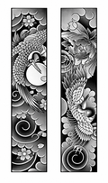 Brazalete ave - tatuaje semipermanente Premium AJ Novedades