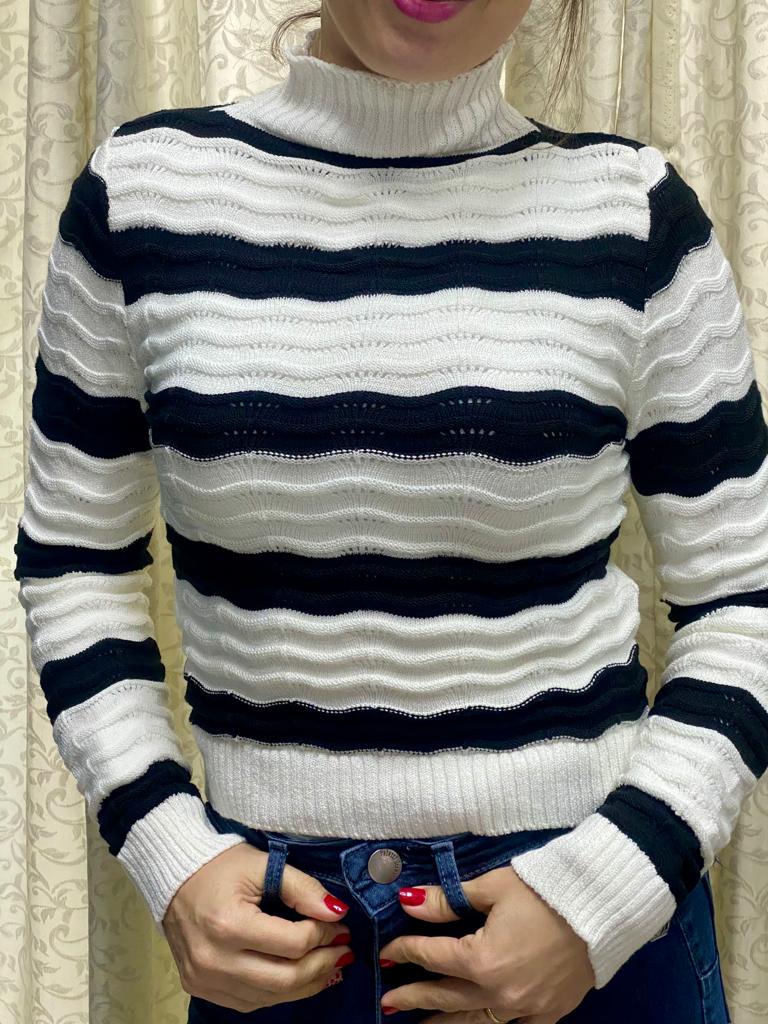 Polera de hilo de lana